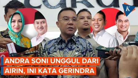 Andra Soni Unggul dari Airin di Pilkada Banten, Gerindra: Mesin Partai Hidup