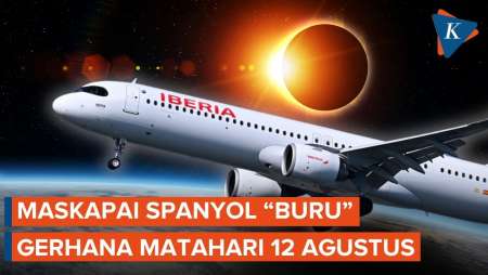 Maskapai Ini Terbang Khusus Demi Lihat Gerhana Matahari Total 12 Agustus 2026