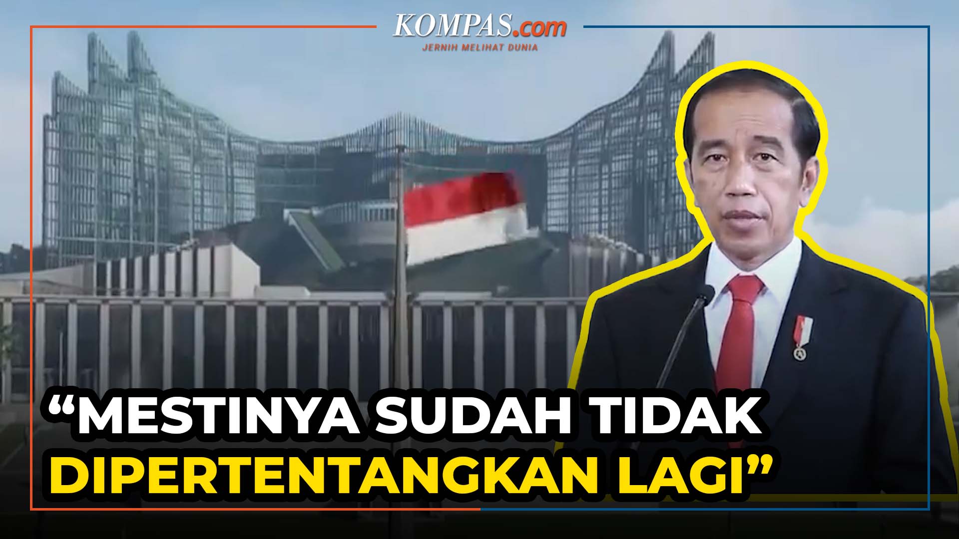 Jokowi Sebut UU IKN Secara Hukum Politik Sudah Selesai