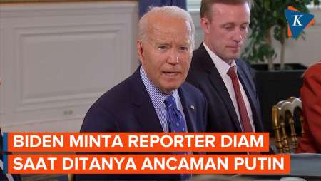 Momen Biden Minta Jurnalis Berhenti Bertanya di Tengah Pertemuan dengan PM Inggris