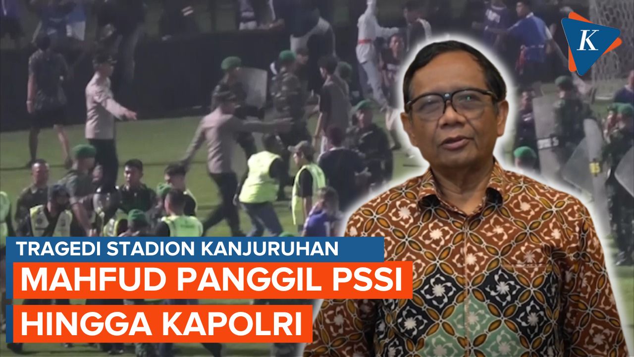 Mahfud MD Bahas Tragedi Stadion Kanjuruhan dengan PSSI hingga Polri