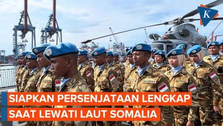 Menuju Lebanon, Satgas Konga TNI AL Siapkan Senjata Lengkap Hadapi Bahaya Laut Somalia