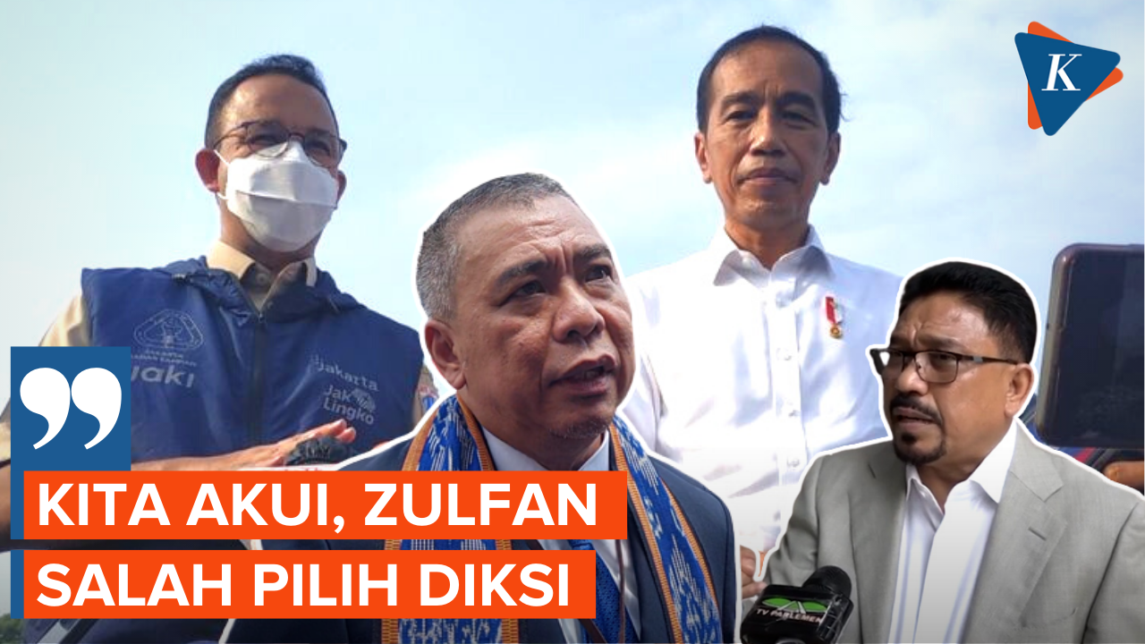 Soal Anies Antitesis Jokowi, Nasdem Akui Zulfan Salah Pilih Diksi