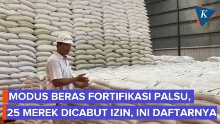 25 Merek Beras Fortifikasi Ternyata Palsu, Izin Edar Dicabut!