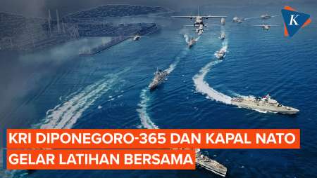 KRI Diponegoro-365 Latihan Bersama dengan Kapal NATO di Laut Mediterania