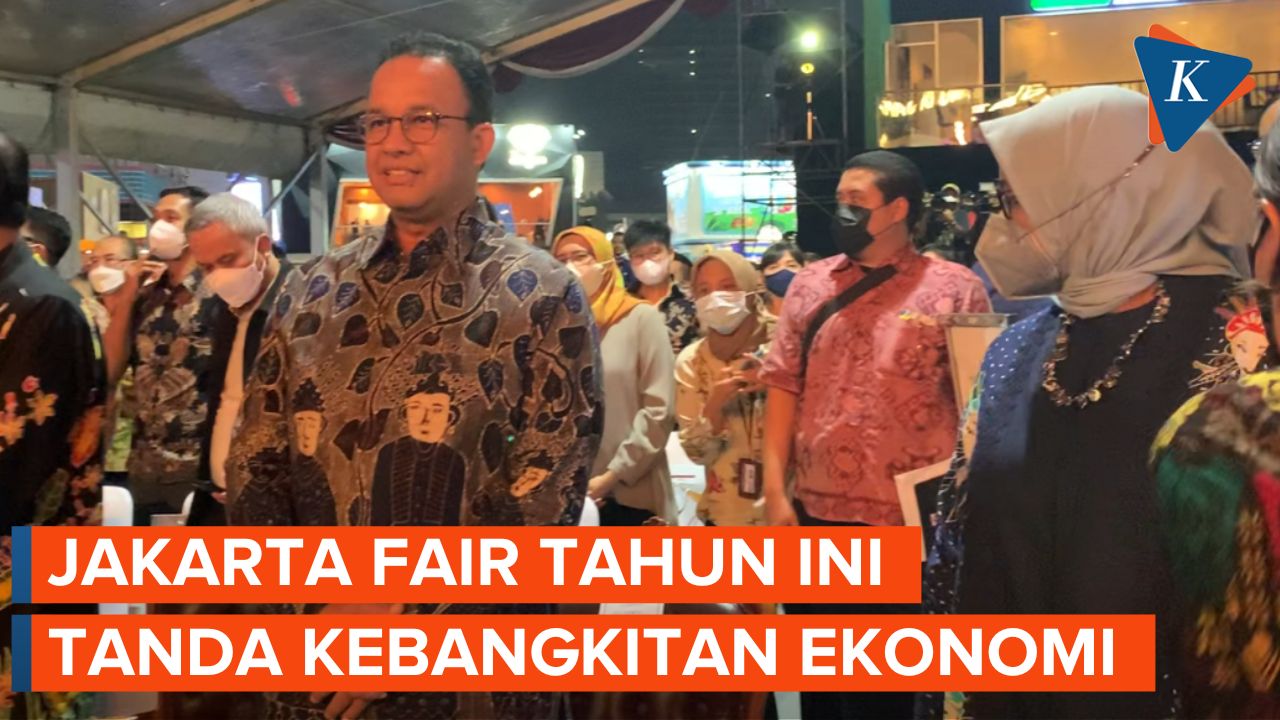 Anies Resmi Buka Jakarta Fair 2022 Usai 2 Tahun Absen akibat Pandemi