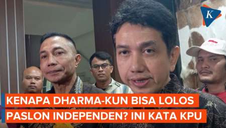 KPU Buka-bukaan Data Perjalanan Dharma-Kun Lolos Paslon Independen