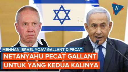 Yoav Gallant Sudah 2 Kali Dipecat Netanyahu, Pernah Dicopot Sebelum Perang di Gaza