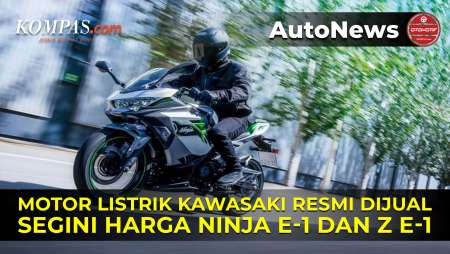 Kawasaki Ninja e-1 dan Z e-1 Resmi Dijual, Harga mulai Rp 113 Jutaan