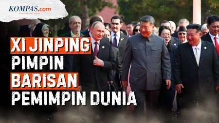 Xi Jinping Diapit Putin-Kim Jong Un, Pimpin Barisan Pemimpin Dunia