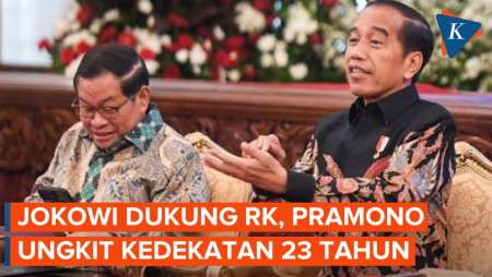 Pramono Tak Kecewa Jokowi Dukung Ridwan Kamil meski Sudah Saling Kenal 23 Tahun