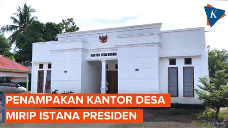 Habiskan Anggaran Rp 300 Juta, Kantor Desa Ini Mirip Istana Presiden