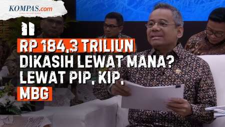 Penyaluran Dana Mahasiswa-Siswa Rp 184,3 Triliun, Menkeu Suahasil: Dikasih Bisa Lewat MBG