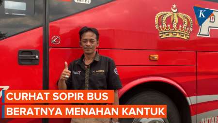 34 Jam Antar Pemudik ke Sumatera, Ini Strategi Sopir Bus Atasi Kantuk