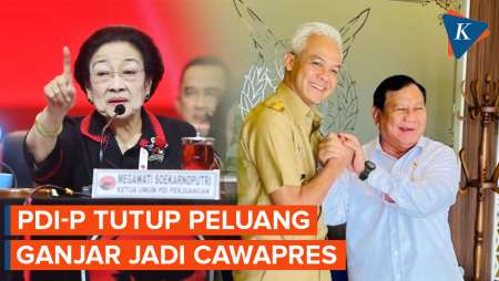 Pilpres Dua Poros “Mustahil”, PDI-P Tutup Peluang Ganjar Jadi Cawapres