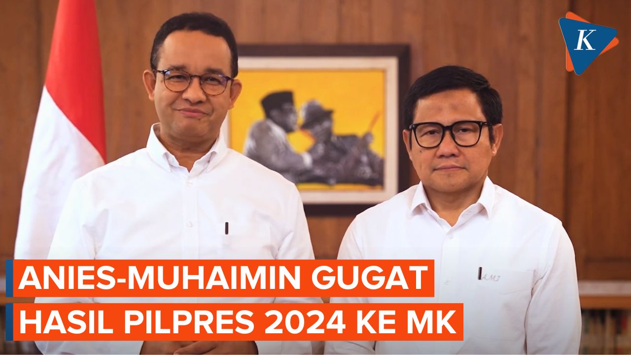 Anies-Muhaimin Gugat Hasil Pilpres ke MK meski Tak Yakin Menang