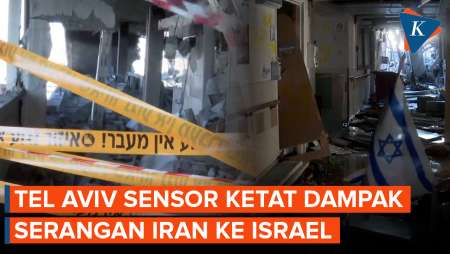 Israel Sensor Ketat Pemberitaan Dampak Serangan Iran