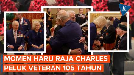 Momen Raja Charles III Dan Ratu Camilla Bertemu Veteran Perang Dunia II