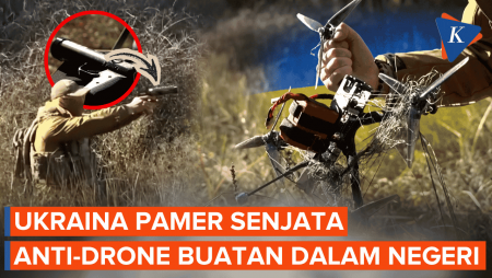 Ukraina Pamer Senjata Anti-Drone Pertama Di Tengah Perang Lawan Rusia