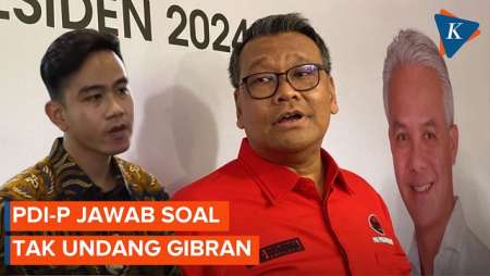 PDI-P Tanggapi Pertanyaan Gibran Tak Diundang di Pengumuman Cawapres Ganjar