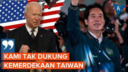 Biden Tak Dukung Kemerdekaan Taiwan, padahal Menlu AS Beri Selamat untuk William Lai