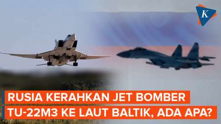 Detik-detik Rusia Kerahkan Jet Bomber TU-22M3 Ke Laut Baltik, Dicegat Jet Gripen Swedia