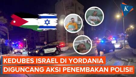 3 Polisi Terluka dalam Penembakan Dekat Kedubes Israel di Yordania