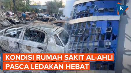 Penampakan RS di Gaza Usai Ledakan Hebat