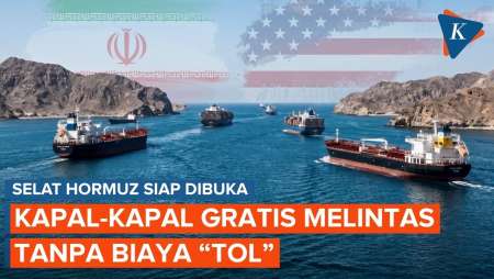 AS-Iran Sepakat Buka Selat Hormuz, Kapal-kapal Bisa Lewat Tanpa Harus Bayar "Tol"