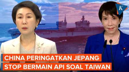 Peringatkan Jepang, China: Berhenti Bermain Api Soal Taiwan