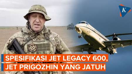 Spesifikasi Jet Legacy 600 yang Bawa Bos Wagner Prigozhin, Mewah tetapi...