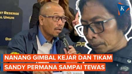 Nanang Gimbal Kejar dan Tikam Sandy Permana yang Sudah Terluka Parah