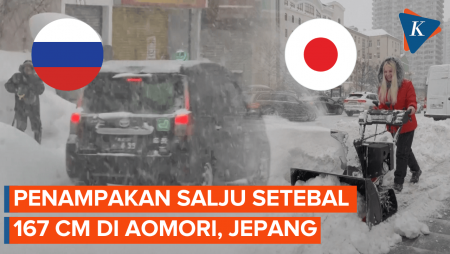 Pecahkan Rekor, Rusia Dan Jepang Diselimuti Salju Paling Tebal