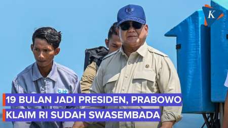 Prabowo Klaim Indonesia Sudah Swasembada Pangan dalam 19 Bulan Pemerintahan