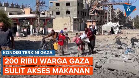 12 Hari Diserang Israel, 200 Ribu Warga Gaza Utara Sulit Akses Makanan