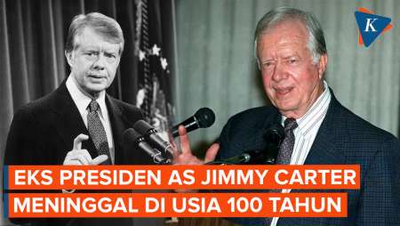 Mantan Presiden AS Jimmy Carter Meninggal Dunia di Usia 100 Tahun