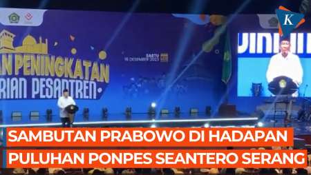 [FULL] Sambutan Prabowo di Sarasehan Peningkatan Kemandirian Pesantren