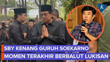 SBY Kenang Guruh Soekarno, Ingat Momen Terakhir Lewat Lukisan