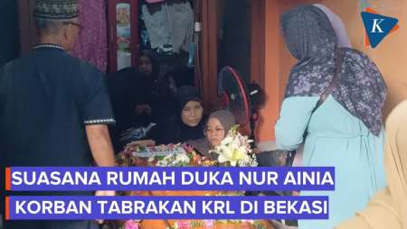 Suasana Rumah Duka Nur Ainia Eka Rahmadhynna, Karyawan Kompas TV Korban Tabrakan KRL Di Bekasi