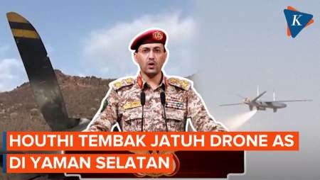 Houthi Tembak Jatuh Drone MQ9 Milik Amerika Serikat