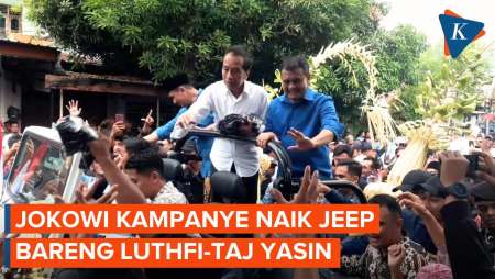 Jokowi Kampanye Bersama Luthi di Klaten, Sebut Bakal Nyoblos di Solo