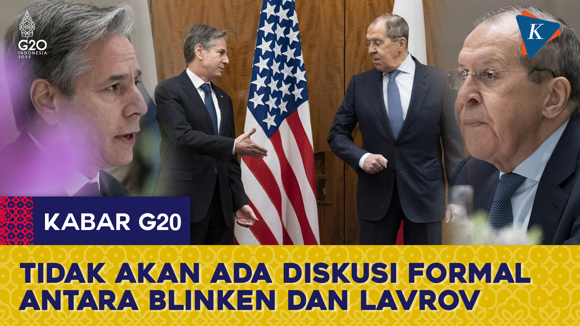 AS Tidak Mengharapkan Pertemuan Blinken-Lavrov di G20