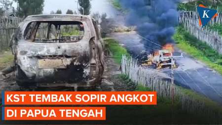KST Tembak dan Bakar Sopir Angkot di Panai Timur Papua Tengah
