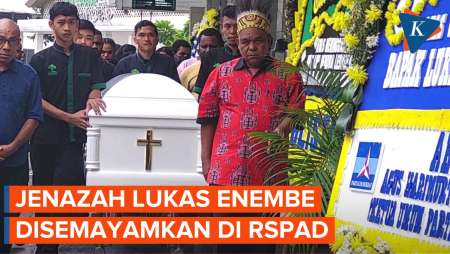 Jenazah Lukas Enembe Disemayamkan di Rumah Duka RSPAD