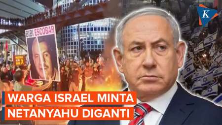 Kemarahan Warga Israel ke Netanyahu, Tel Aviv Kacau