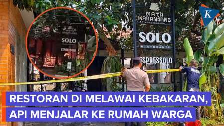 2 Restoran Di Melawai Jaksel Kebakaran, Api Cepat Merambat Rumah Warga