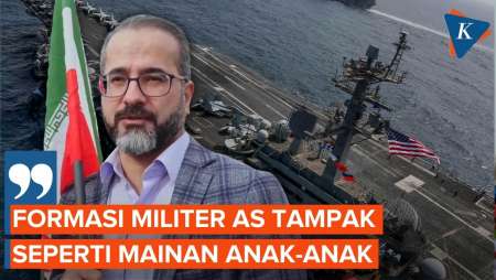 Warga Iran Sindir Formasi Militer AS Seperti Mainan Anak-anak