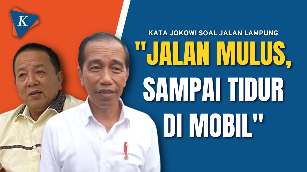 Jawaban Santai Jokowi soal Jalanan Lampung yang Rusak