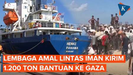 Lintas Iman Katolik, Kristen, dan Islam Kirim 1.200 Ton Bantuan dari Siprus ke Gaza