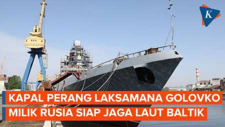 Putin Luncurkan Kapal Perang Laksamana Golovko, Serial Fregat Berkarakter Menyerang di Laut Baltik